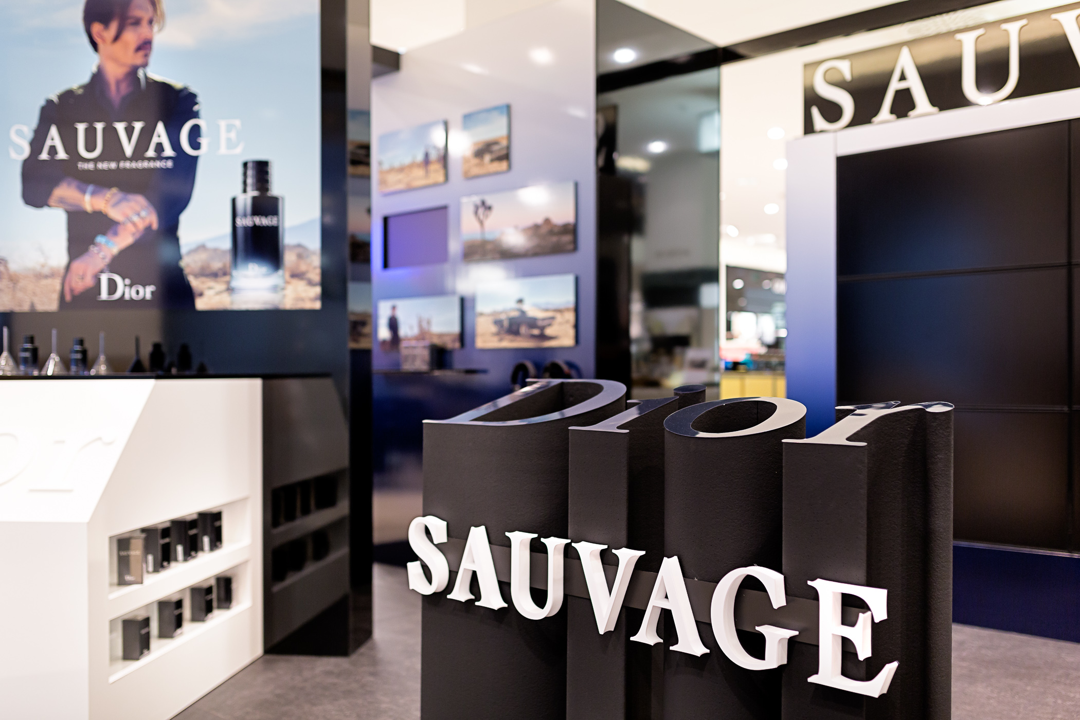 Messefotografie: Dior - Sauvage Aktionsstand im Alsterhaus Hamburg vom Messefotograf Kai Abresch